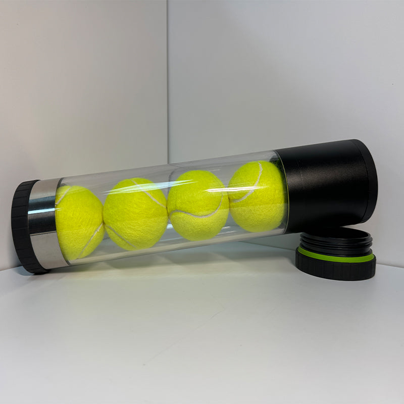 29PSI 4-ball tennis ball pressurizer without digital display, transparent tube design